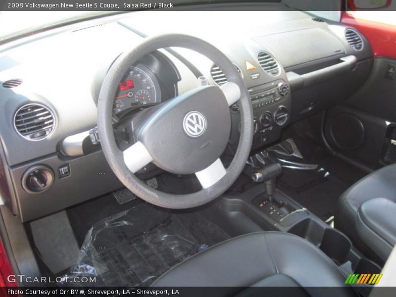 Salsa Red / Black 2008 Volkswagen New Beetle S Coupe