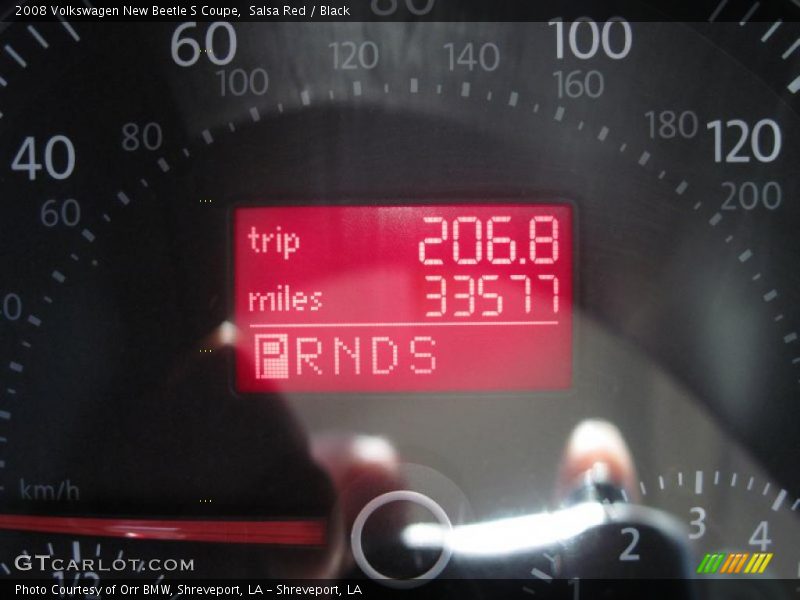 Salsa Red / Black 2008 Volkswagen New Beetle S Coupe