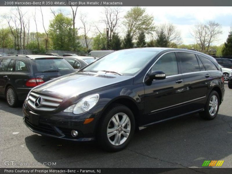Capri Blue Metallic / Macadamia 2008 Mercedes-Benz R 350 4Matic
