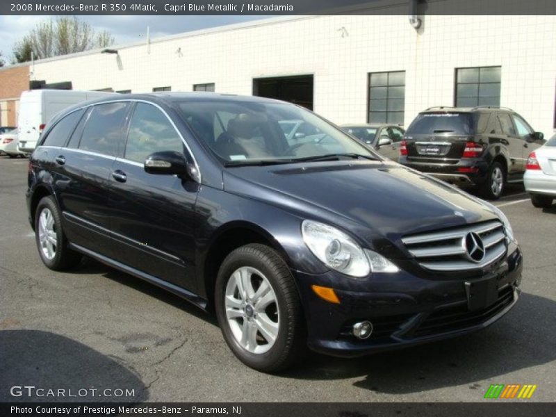 Capri Blue Metallic / Macadamia 2008 Mercedes-Benz R 350 4Matic