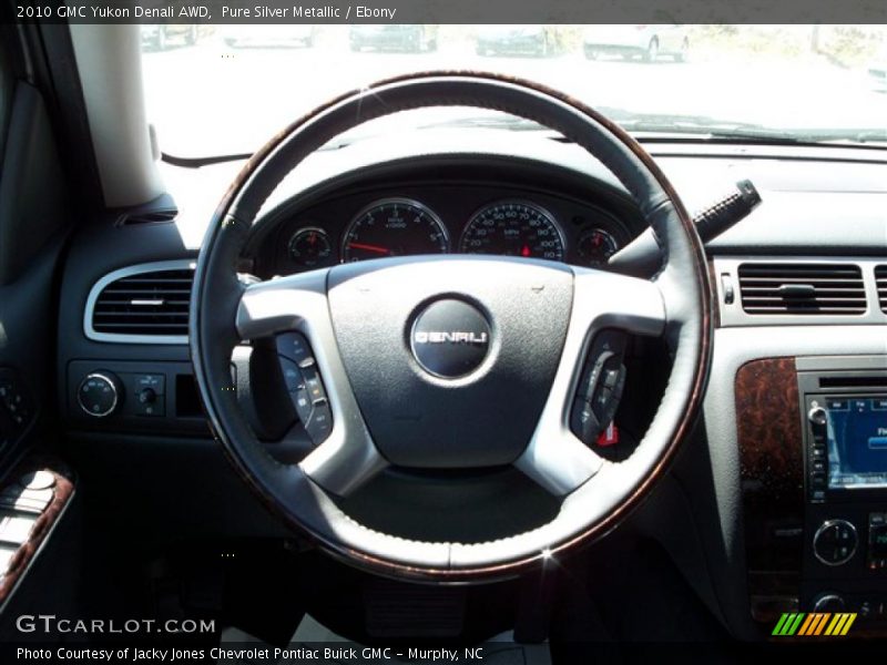 Pure Silver Metallic / Ebony 2010 GMC Yukon Denali AWD