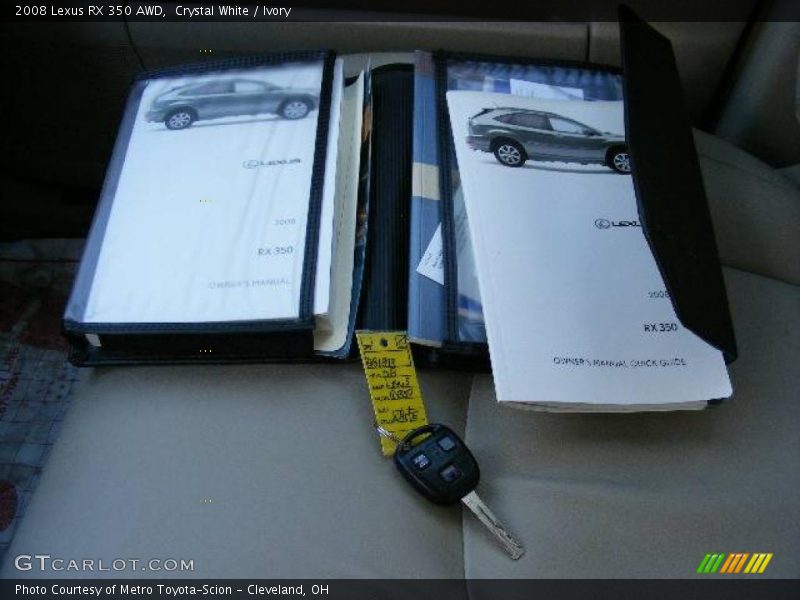 Crystal White / Ivory 2008 Lexus RX 350 AWD