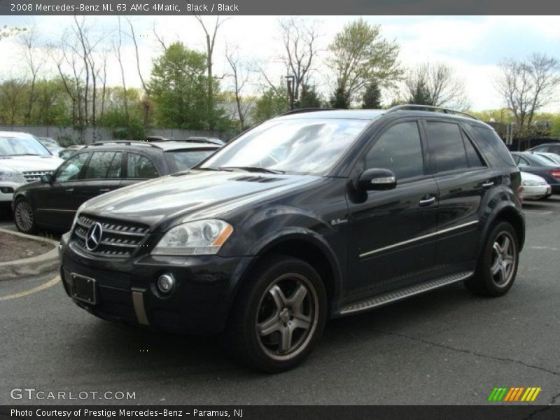 Black / Black 2008 Mercedes-Benz ML 63 AMG 4Matic