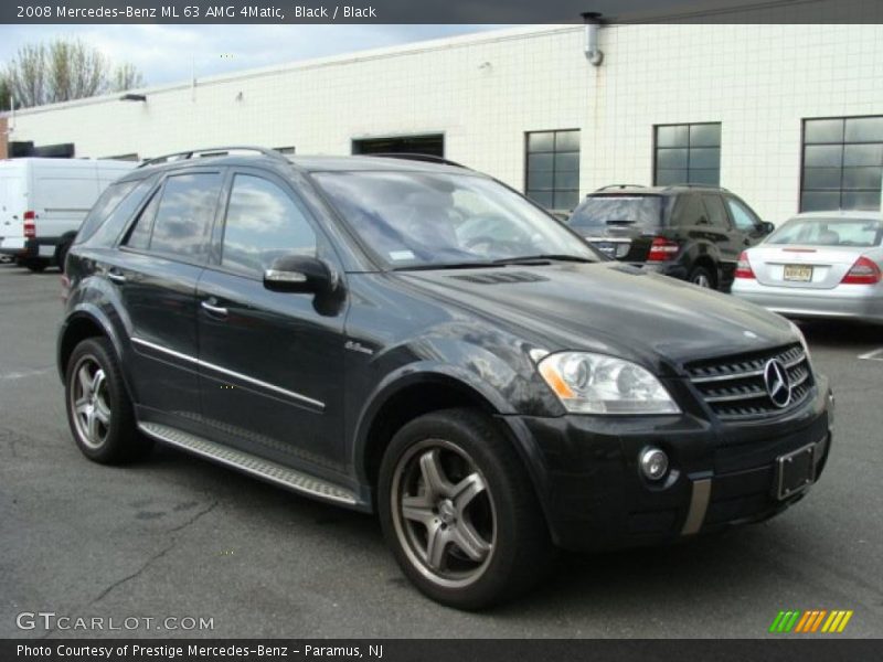 Black / Black 2008 Mercedes-Benz ML 63 AMG 4Matic