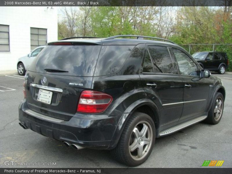 Black / Black 2008 Mercedes-Benz ML 63 AMG 4Matic