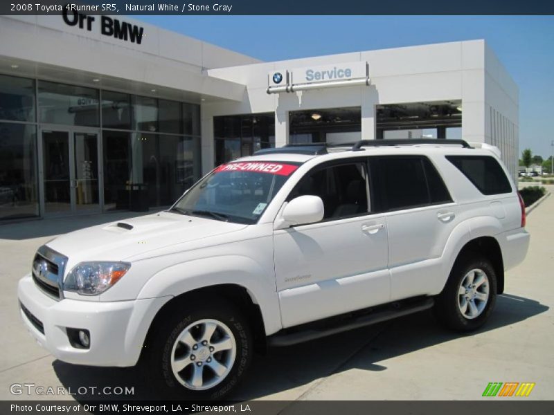 Natural White / Stone Gray 2008 Toyota 4Runner SR5