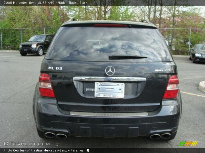 Black / Black 2008 Mercedes-Benz ML 63 AMG 4Matic
