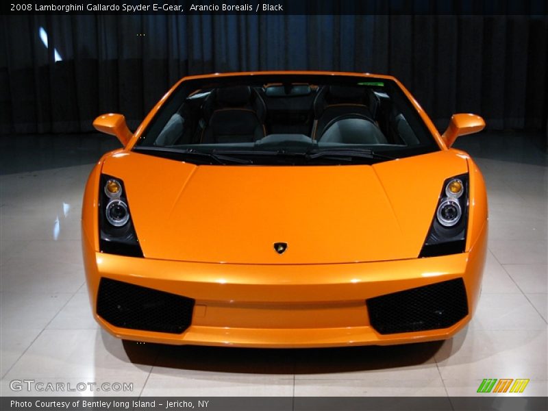 Arancio Borealis / Black 2008 Lamborghini Gallardo Spyder E-Gear
