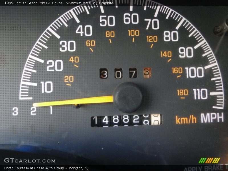 Silvermist Metallic / Graphite 1999 Pontiac Grand Prix GT Coupe