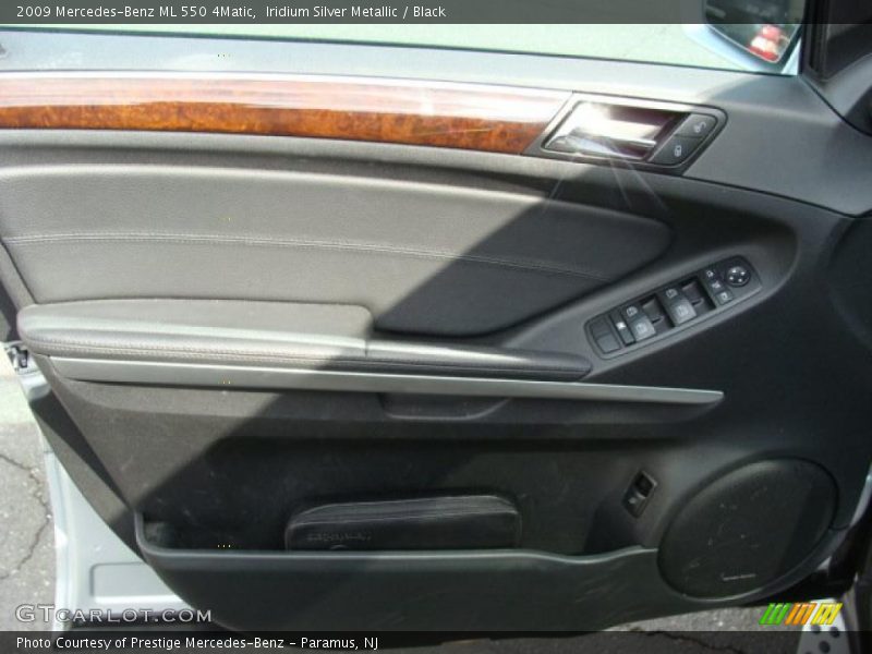 Iridium Silver Metallic / Black 2009 Mercedes-Benz ML 550 4Matic