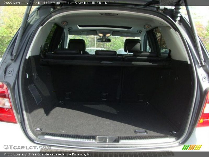 Iridium Silver Metallic / Black 2009 Mercedes-Benz ML 550 4Matic