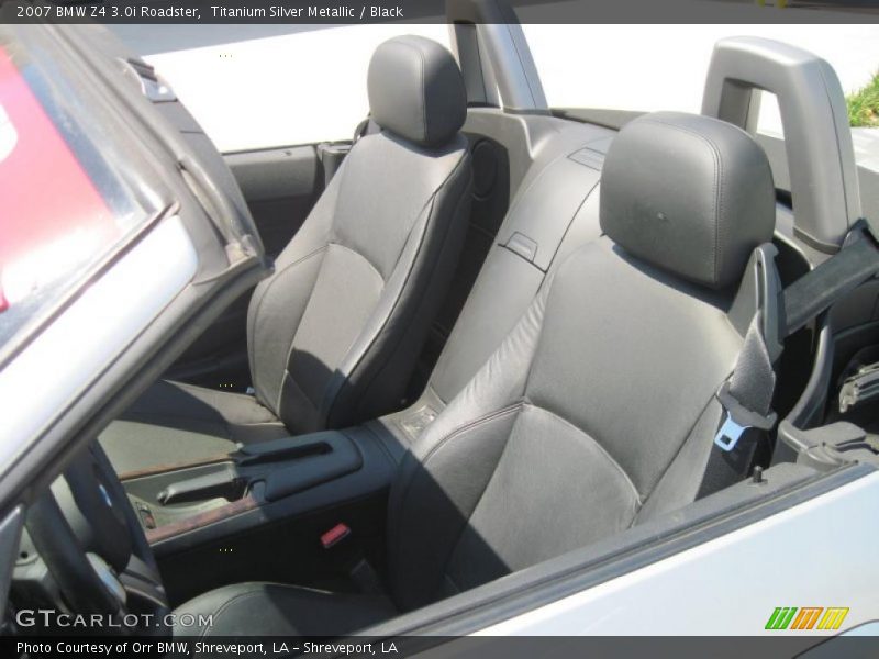 Titanium Silver Metallic / Black 2007 BMW Z4 3.0i Roadster