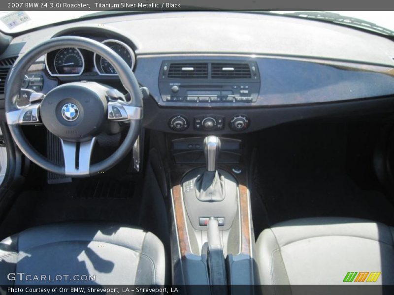 Titanium Silver Metallic / Black 2007 BMW Z4 3.0i Roadster