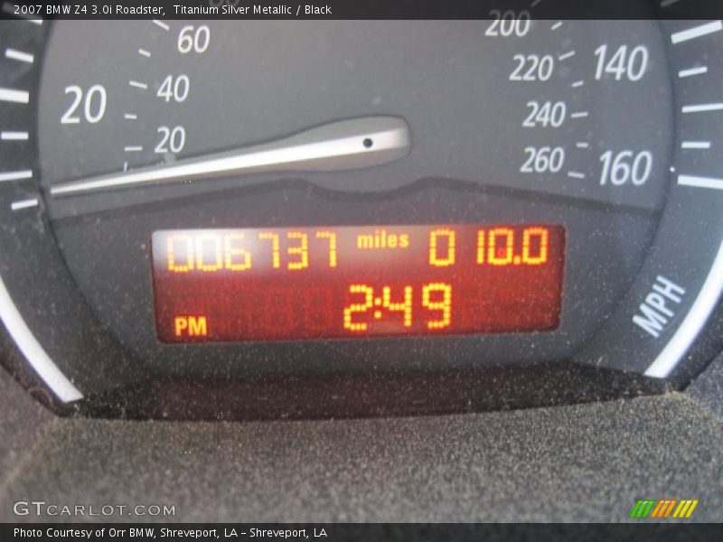 Titanium Silver Metallic / Black 2007 BMW Z4 3.0i Roadster