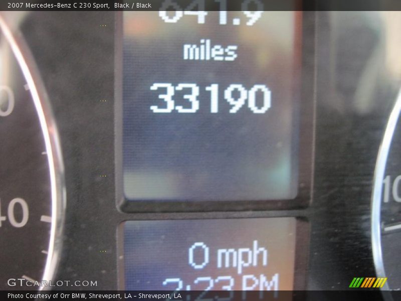 Black / Black 2007 Mercedes-Benz C 230 Sport