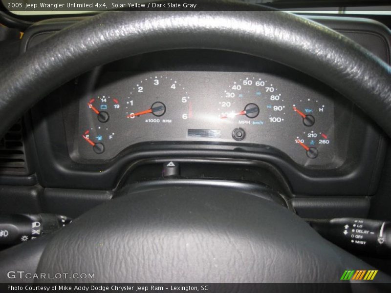 Solar Yellow / Dark Slate Gray 2005 Jeep Wrangler Unlimited 4x4