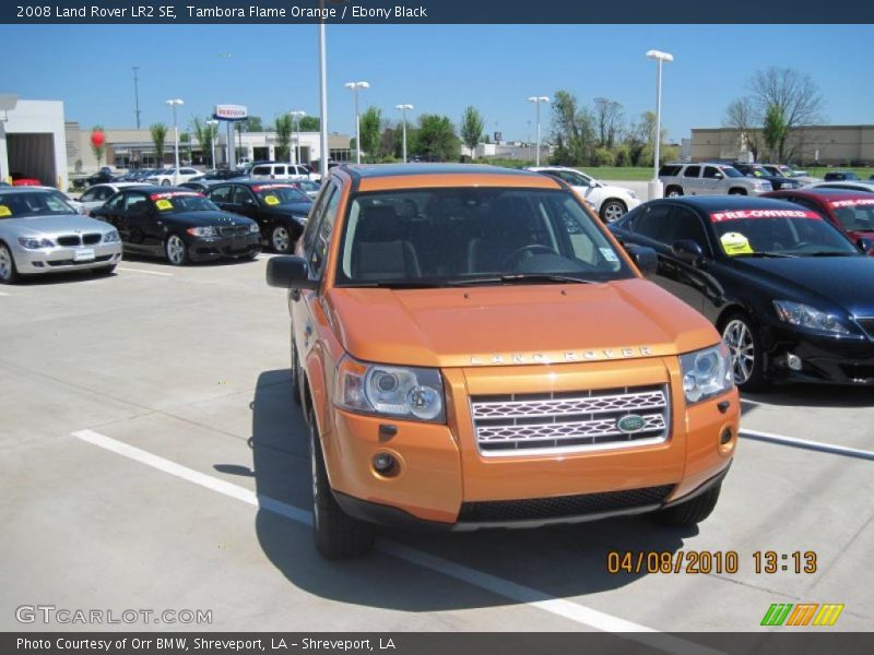 Tambora Flame Orange / Ebony Black 2008 Land Rover LR2 SE