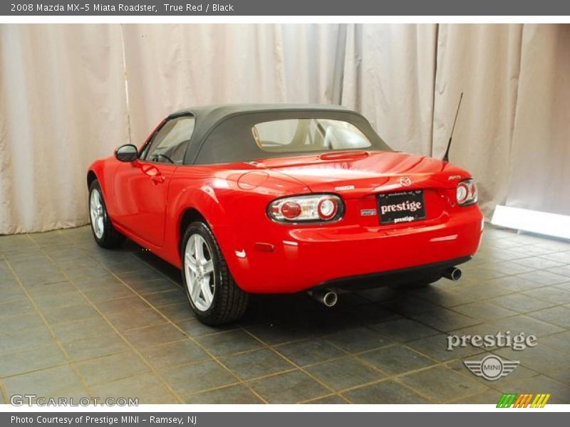 True Red / Black 2008 Mazda MX-5 Miata Roadster