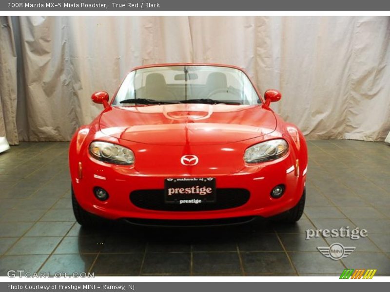 True Red / Black 2008 Mazda MX-5 Miata Roadster