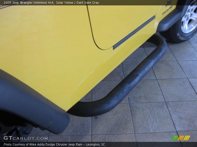 Solar Yellow / Dark Slate Gray 2005 Jeep Wrangler Unlimited 4x4