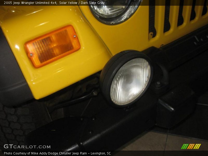 Solar Yellow / Dark Slate Gray 2005 Jeep Wrangler Unlimited 4x4