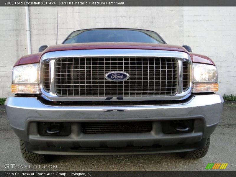 Red Fire Metallic / Medium Parchment 2003 Ford Excursion XLT 4x4