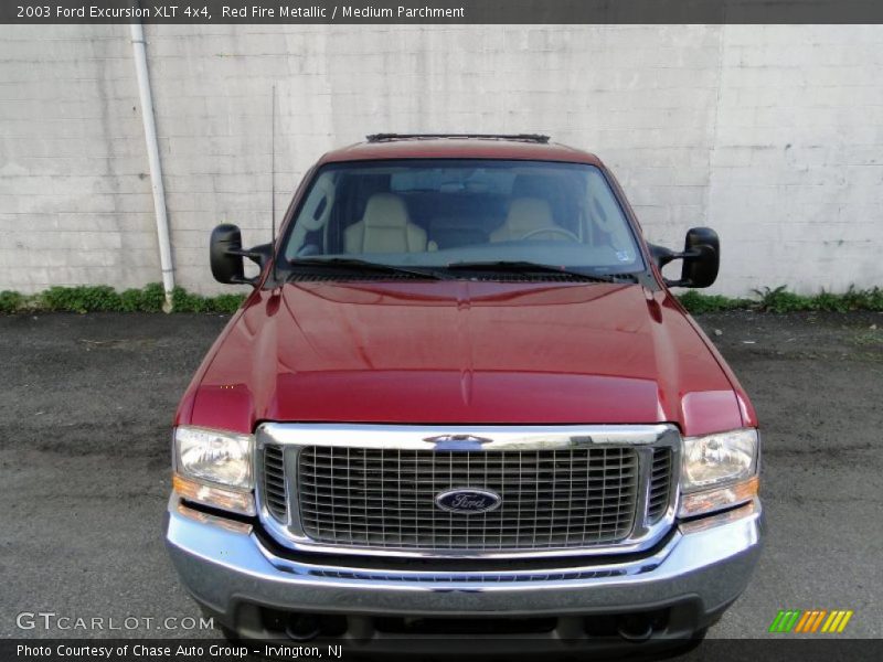 Red Fire Metallic / Medium Parchment 2003 Ford Excursion XLT 4x4