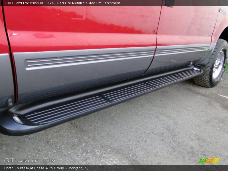 Red Fire Metallic / Medium Parchment 2003 Ford Excursion XLT 4x4