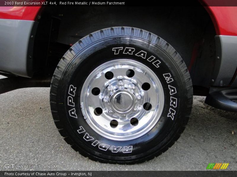 Red Fire Metallic / Medium Parchment 2003 Ford Excursion XLT 4x4