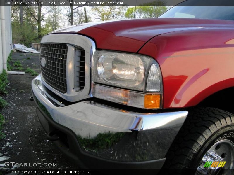 Red Fire Metallic / Medium Parchment 2003 Ford Excursion XLT 4x4