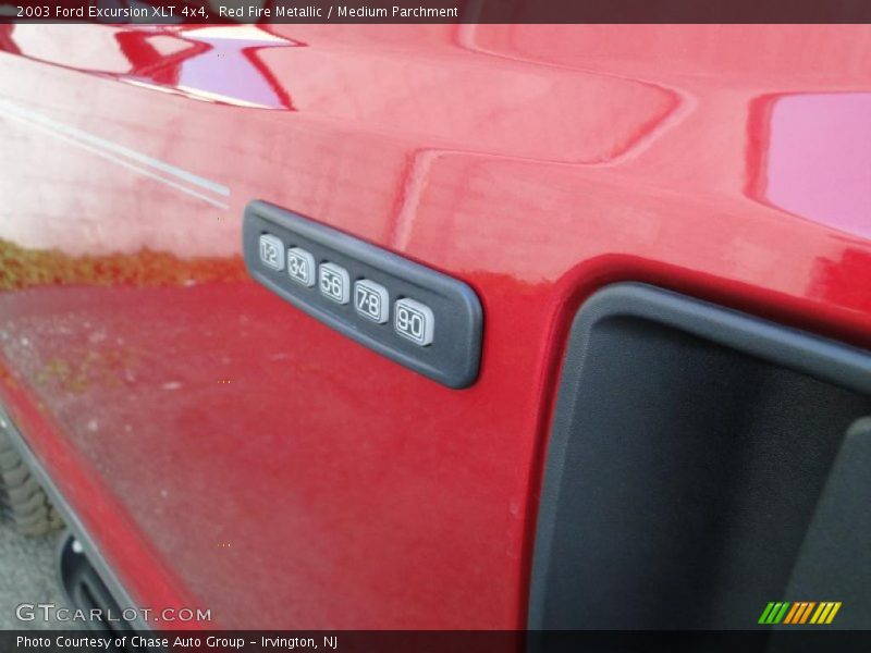 Red Fire Metallic / Medium Parchment 2003 Ford Excursion XLT 4x4