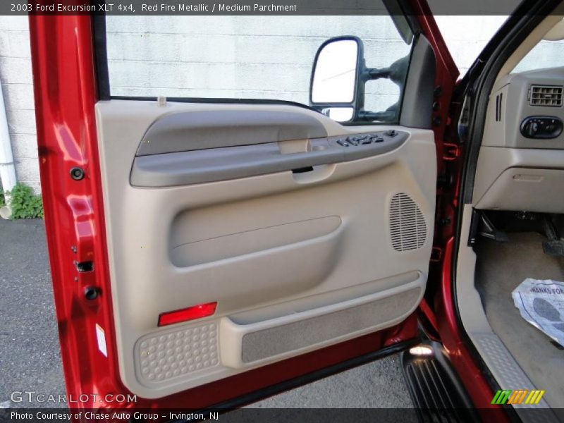Red Fire Metallic / Medium Parchment 2003 Ford Excursion XLT 4x4