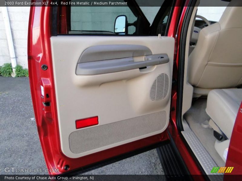 Red Fire Metallic / Medium Parchment 2003 Ford Excursion XLT 4x4