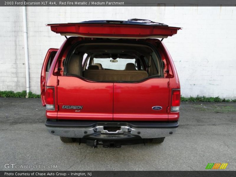 Red Fire Metallic / Medium Parchment 2003 Ford Excursion XLT 4x4