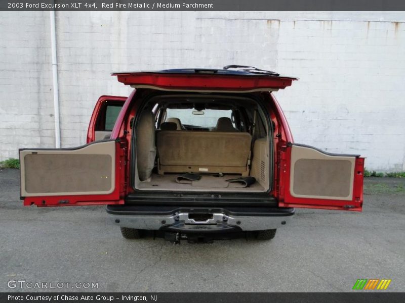 Red Fire Metallic / Medium Parchment 2003 Ford Excursion XLT 4x4