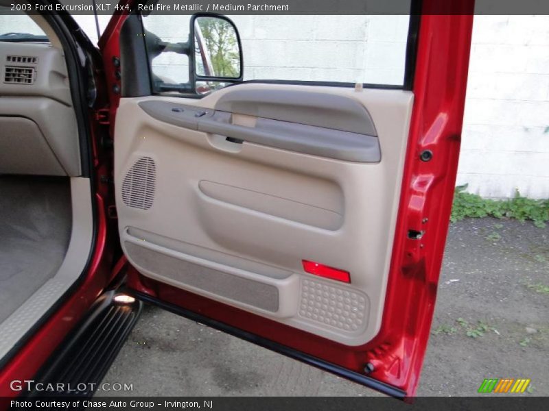 Red Fire Metallic / Medium Parchment 2003 Ford Excursion XLT 4x4