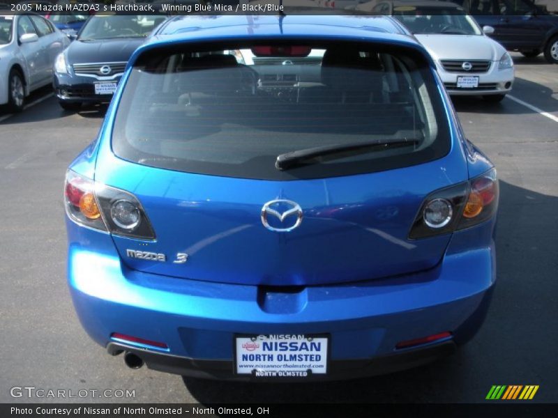 Winning Blue Mica / Black/Blue 2005 Mazda MAZDA3 s Hatchback