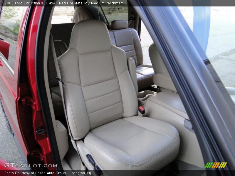 Red Fire Metallic / Medium Parchment 2003 Ford Excursion XLT 4x4