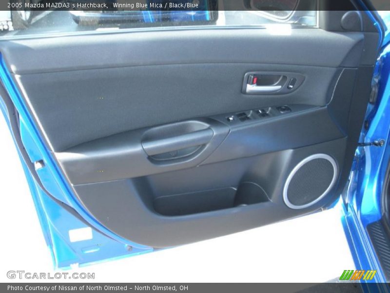 Winning Blue Mica / Black/Blue 2005 Mazda MAZDA3 s Hatchback