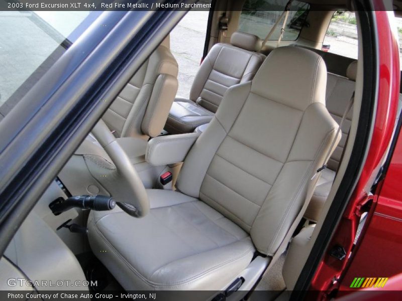 Red Fire Metallic / Medium Parchment 2003 Ford Excursion XLT 4x4