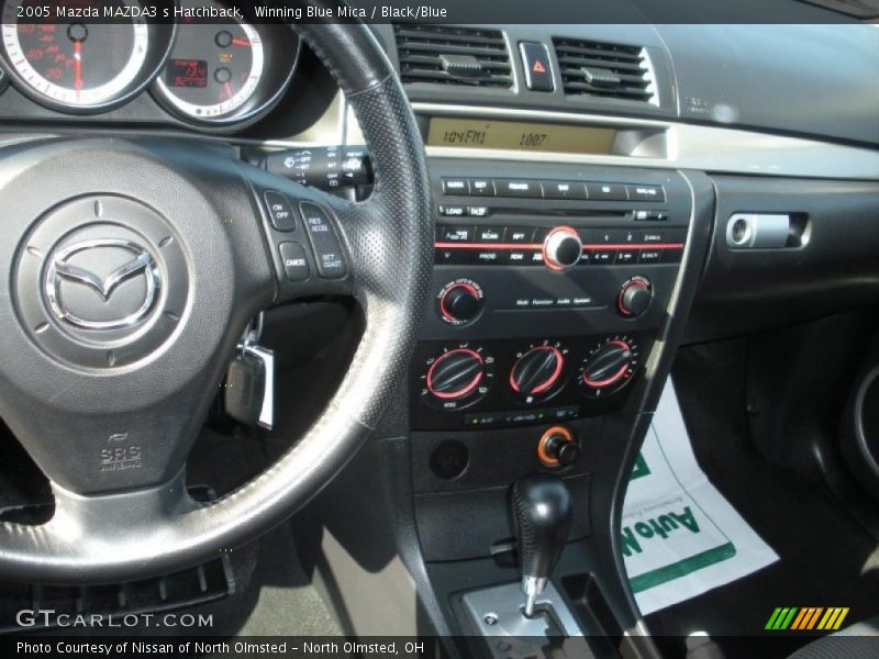 Winning Blue Mica / Black/Blue 2005 Mazda MAZDA3 s Hatchback