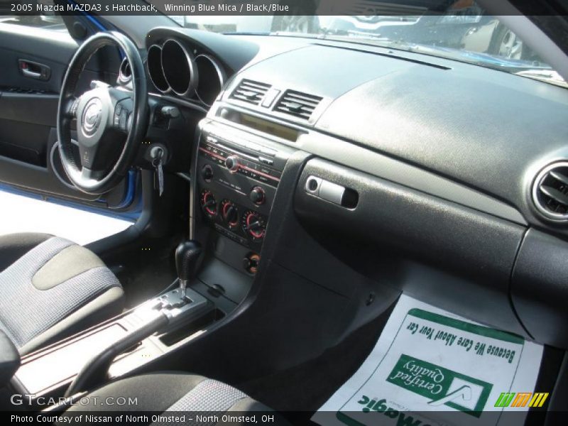 Winning Blue Mica / Black/Blue 2005 Mazda MAZDA3 s Hatchback