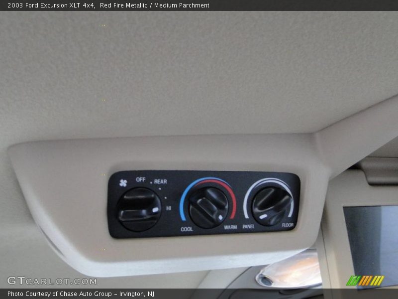 Red Fire Metallic / Medium Parchment 2003 Ford Excursion XLT 4x4