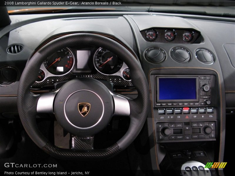 Arancio Borealis / Black 2008 Lamborghini Gallardo Spyder E-Gear