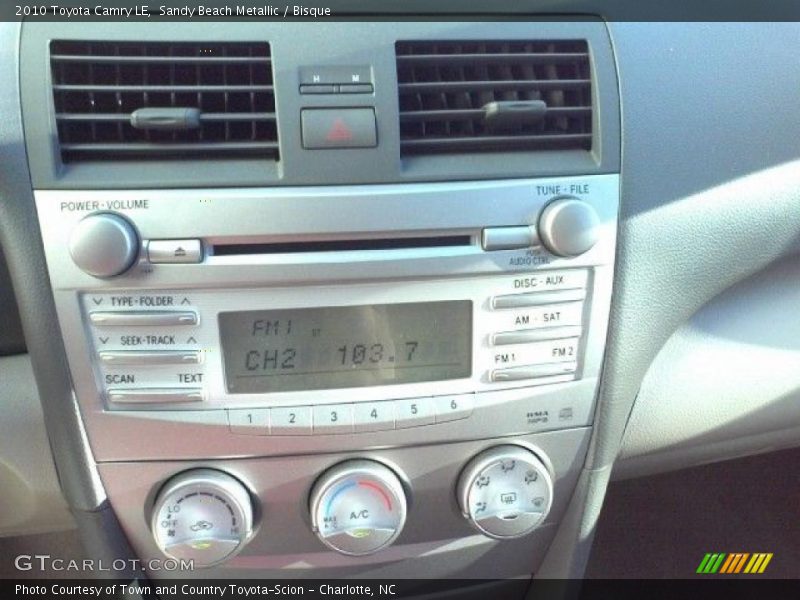 Sandy Beach Metallic / Bisque 2010 Toyota Camry LE