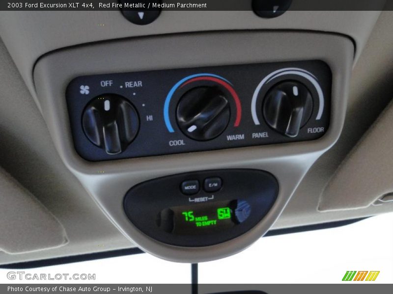 Red Fire Metallic / Medium Parchment 2003 Ford Excursion XLT 4x4