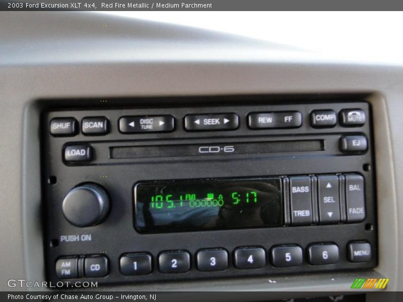 Red Fire Metallic / Medium Parchment 2003 Ford Excursion XLT 4x4