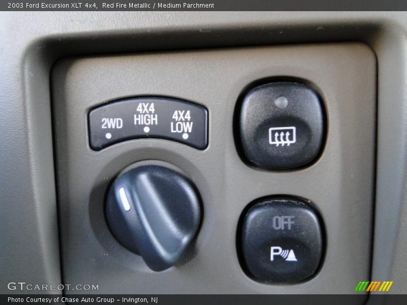 Red Fire Metallic / Medium Parchment 2003 Ford Excursion XLT 4x4