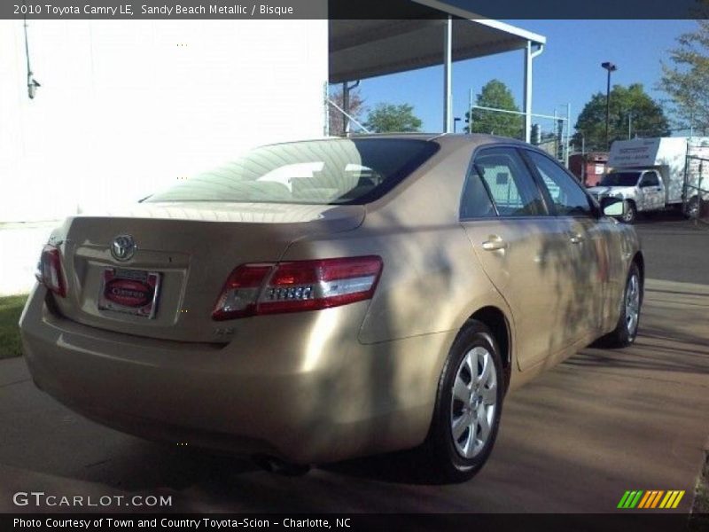 Sandy Beach Metallic / Bisque 2010 Toyota Camry LE