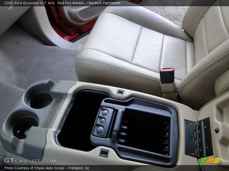 Red Fire Metallic / Medium Parchment 2003 Ford Excursion XLT 4x4